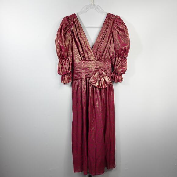 Rickie Freeman for Teri Jon Vintage 70s 80s Cocktail Dress - Picture 3 of 12